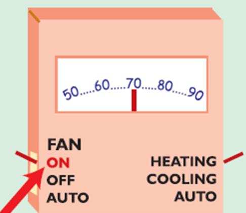 Drawing of thermostat